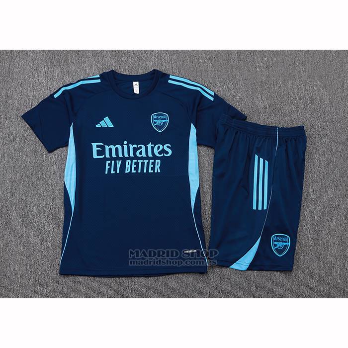 Chandal del Arsenal Manga Corta 2025-2026 Azul - Pantalon Corto